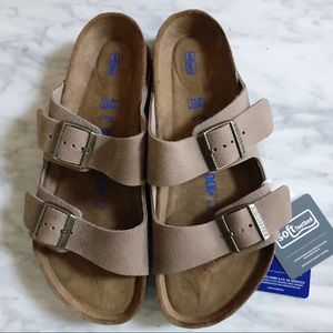 Birkenstock Arizona Soft Footbed Steer Taupe